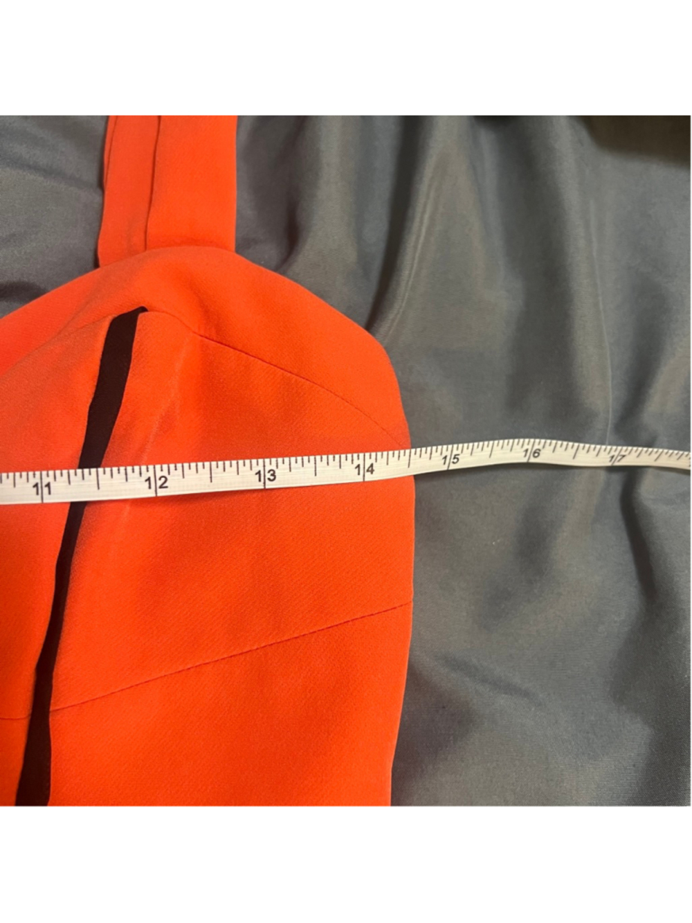 Rebecca Minkoff Orange Sheath Dress Size 0 Adjustable Straps - Picture 7 of 8